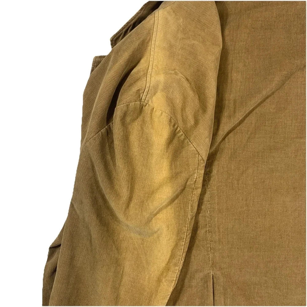J Crew Ludlow‎ Corduroy Jacket Men's Size XL  Brown 100% Cotton Preppy Blazer